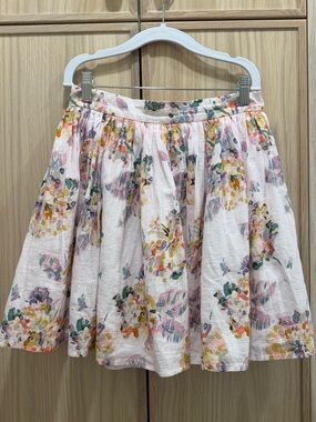 Morley Pink Floral Gathered Skirt